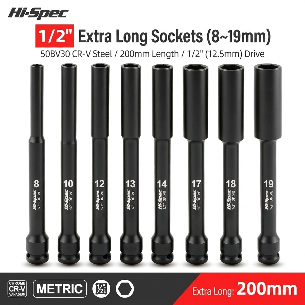 Electronics Repair Equipment - 1/2 Inch Drive Extra Long Impact