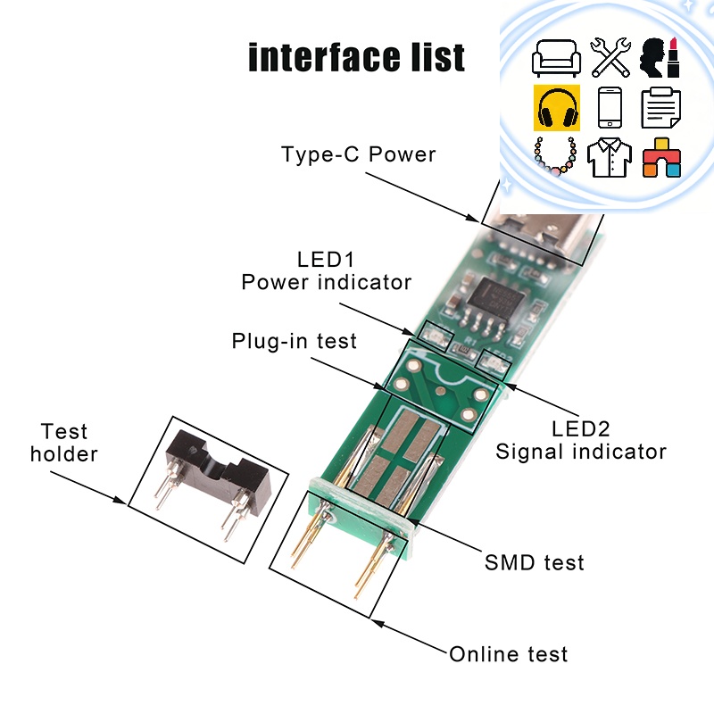 Electronics Repair Online - V5.0 Optocoupler Test Instrument Online Detection