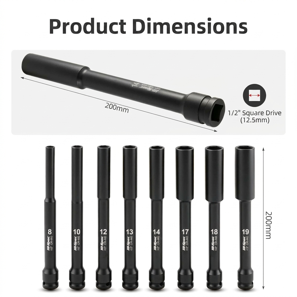 1/2 Inch Drive Extra Long Impa - Electronics Repair Equipment ulasan dan harga