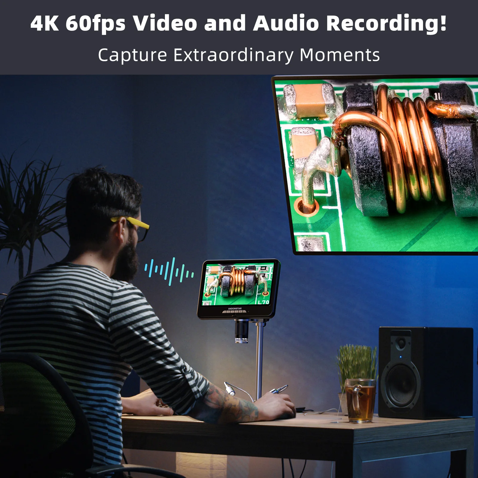 Andonstar AD210S-Pro 4K 60FPS  - Electronics Repairs ulasan dan harga