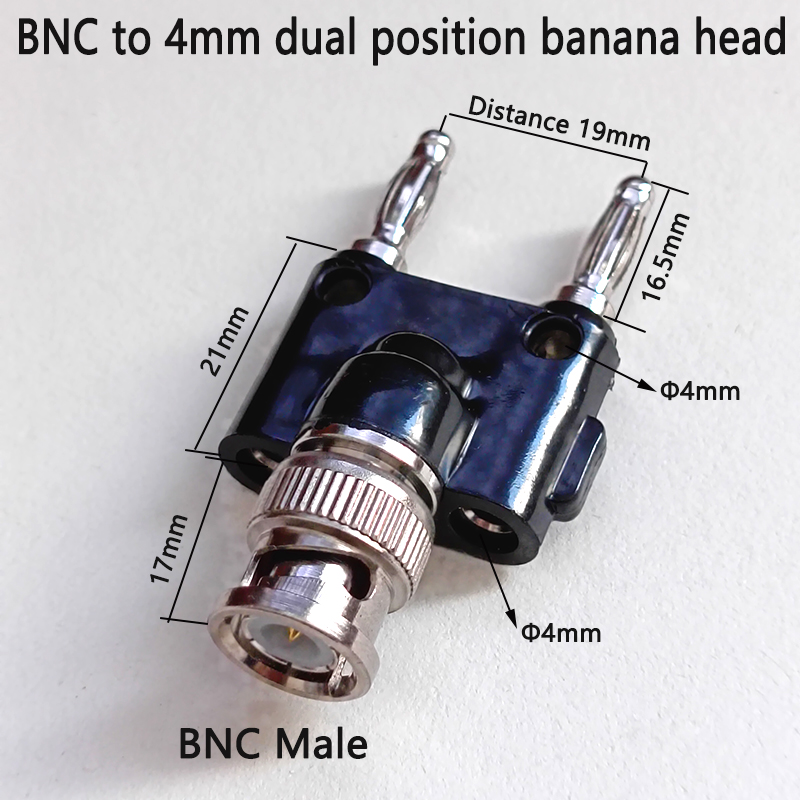 1PC BNC Male/Female to 4mm Dua - Electronics Repair Equipment ulasan dan harga