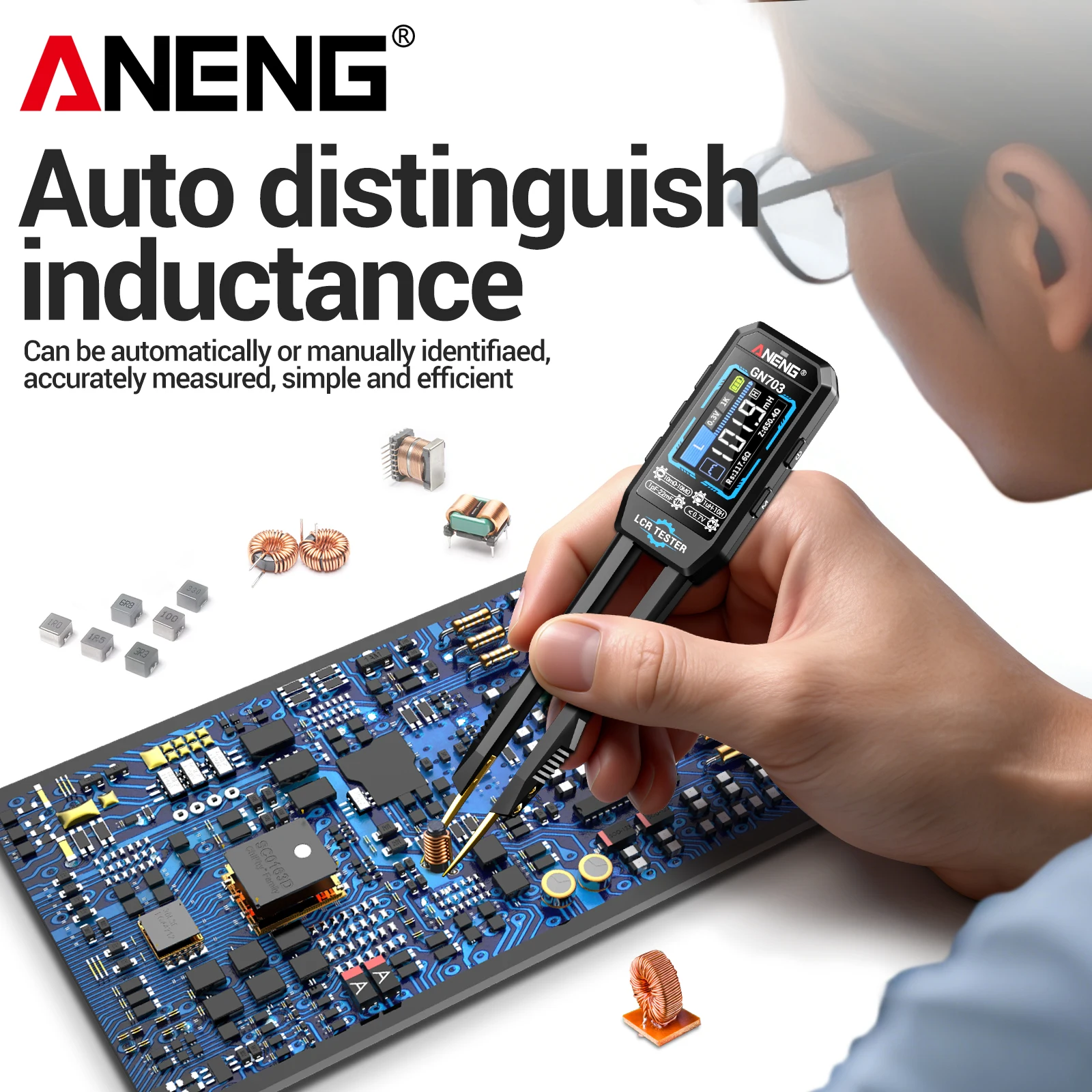 ANENG GN703 USB Rechargeable P - Electronics Repairs ulasan dan harga