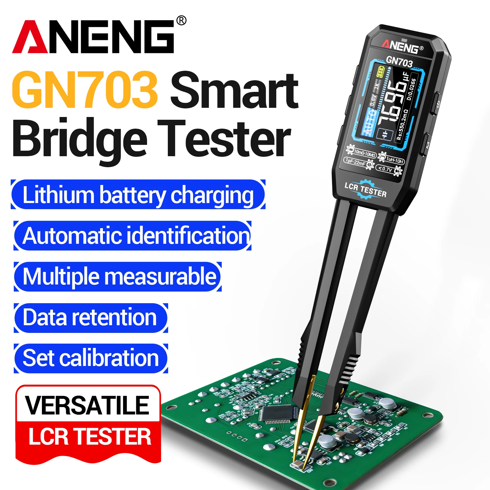 ANENG GN703 USB Rechargeable P - Electronics Repairs ulasan dan harga