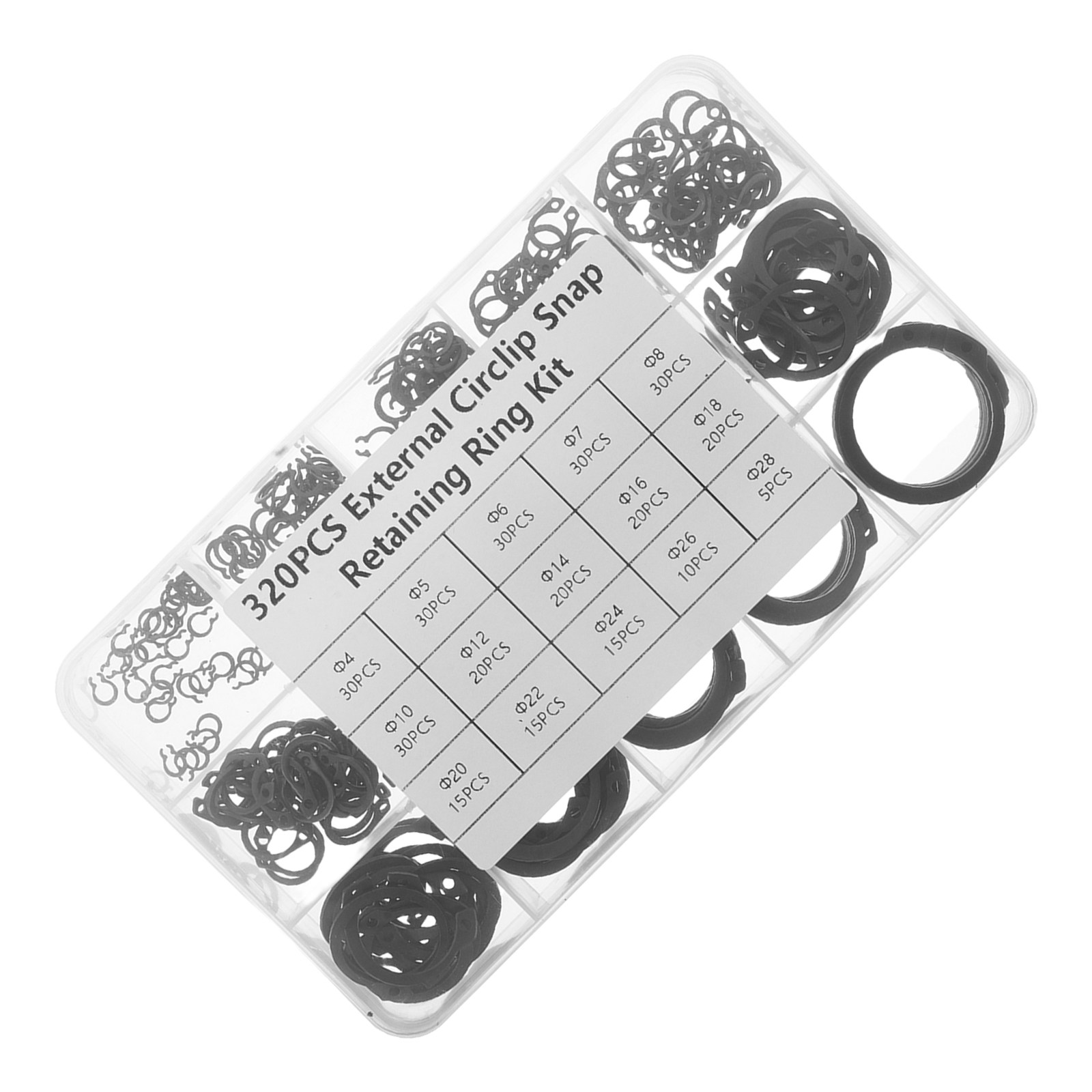320Pcs Retaining Rings Assortm - Electronics Repairs ulasan dan harga