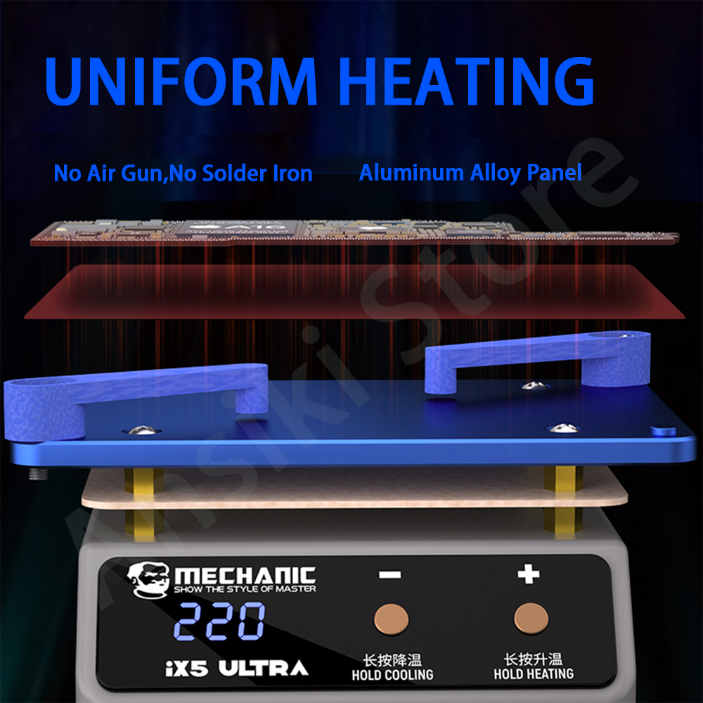 MECHANIC ix5 Ultra Heating Pla - Electronics Repair Equipment ulasan dan harga